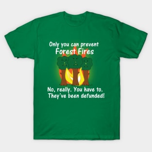 Only you can prevent forest fires T-Shirt